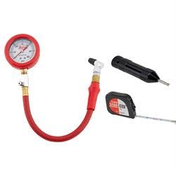 Speedway Liquid Filled  Tire Pressure Gauge, Tape & Core Tool