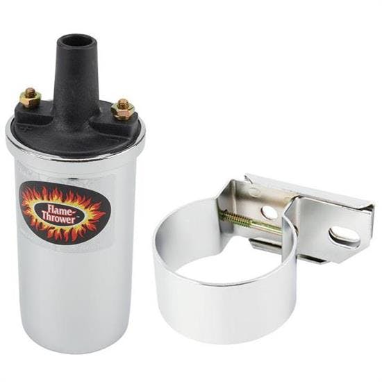 PerTronix 40001 Flame-Thrower Chrome Coil & Bracket