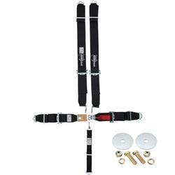 5 Point Seat Belt Combo, Latch & Link, Pull Down w/Hardware
