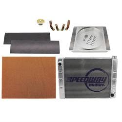 Chevy Single Pass Alum Radiator and Fan Shroud Install Kit