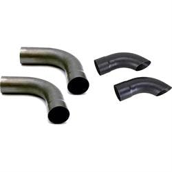 Turn-Down/Kickout Tail Pipe Tips and 90 Degree Elbows, 3 Inch