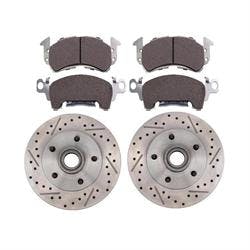Stage 1 Disc Brake Upgrade Kit for 1970-78 GM, Hawk DTC-30 Pads