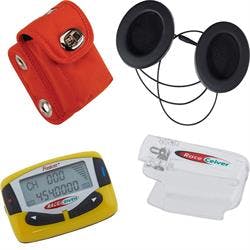 Raceceiver Fusion Plus Race Scanner, Pouch & Zamp Ear Cups, 3.5mm