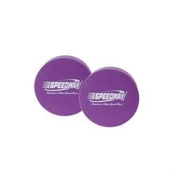 Speedway Black Foam Mud Plug - 15 Inch Wheel, 2 Pack