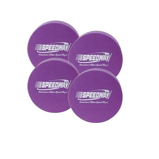 Speedway Black Foam Mud Plug - 15 Inch Wheel, 4 Pack