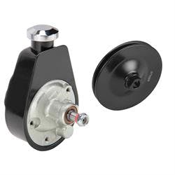 Black Chevy Power Steering Pump with New Reservior and Pulley