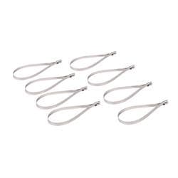 DEi 010201 8 Inch Stainless Steel Locking Ties, 8 Pack