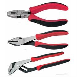 Pliers Kit, 4-1/2" Mini Linesman, 7" Linesmen & 12" Groove Joint