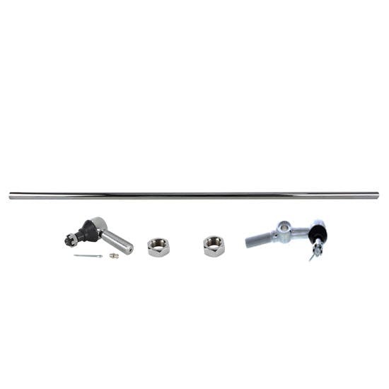 Chrome Tie Rod/Drag Link Kit w/Ford Cross Steer Tie Rod, 11/16 In