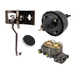 Underdash Mounted Pedal with Master Cylinder & 7" Booster Kit