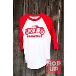 Hop Up Magazine 1951 Baseball T-Shirt, White/Red