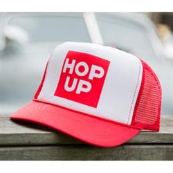 Hop Up Trucker Hat, Red