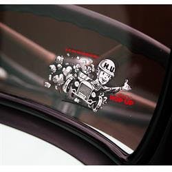 Hop Up Water Slide Decal, Roadster Man