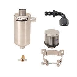 Vacuum Pump Breather Tank and 90 Degree Socketless Fitting