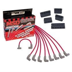 8.5 mm Universal Spark Plug Wire Set, 90 Deg Boot and Looms