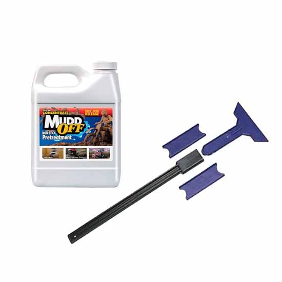 Mudd Off Mud Release Agent and Standard Mud Scraper Tool