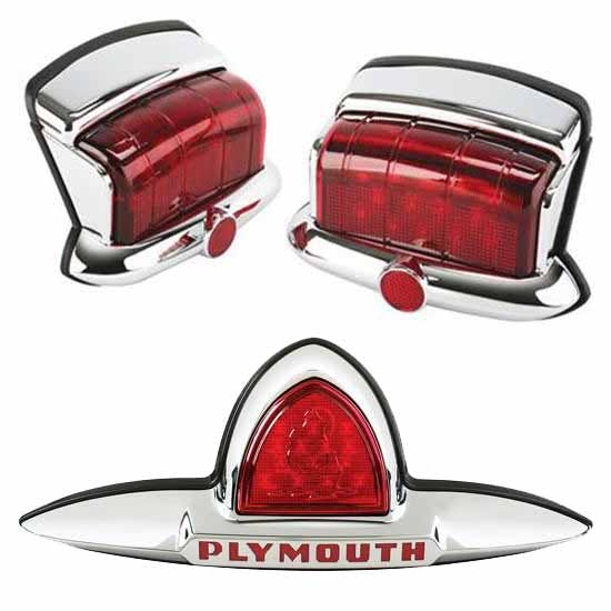 1946-48 Plymouth LED Tail Lights and Sedan Brake Light