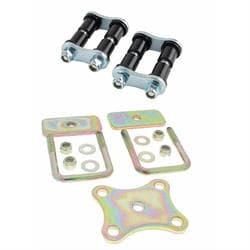Ford Model T-34 Front Spring U-Bolt and Shackle Kit, Zinc