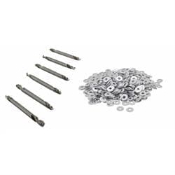 Double Ended 3/16" Drill Bits and Back-Up Washers for Pop Rivets