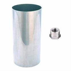 Air Intake Tube, 4 Inch OD, 6 Inch Long & Aluminum Weld Bung 