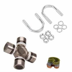 Heavy Duty Cross Shaft U-Joint, 1310 and Driveshaft U-Bolts