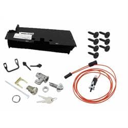 69-79 Nova W A/C Glove Box Liner,Light,Lock & Monting Hardware