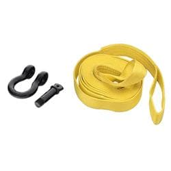 Shackle D Ring 3/4 Inch and 20 Foot Tow Strap