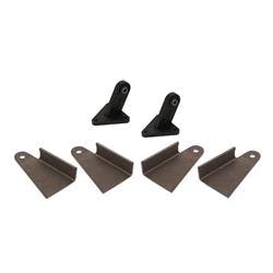 Billet Aluminum Black Small Block Chevy Motor Mounts