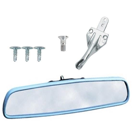 1967 Camaro 8" Rear View Mirror With Bracket and Hardware Kit