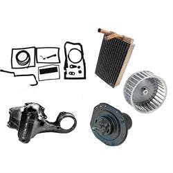 1968-72 Chevelle Heater Box W-A/C, Blower Motor, Fan, Heater Core