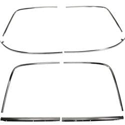 Dynacorn 1968-72 Chevy Nova Front and Rear Window Moldings