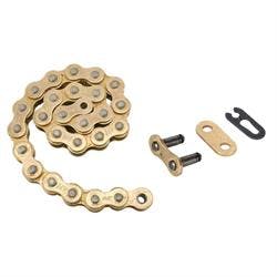 Micro-Sprint Racing 520 Gold Drive Chain and Full Master Link