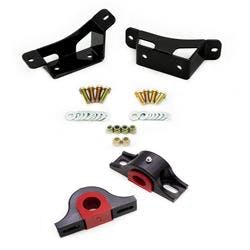 UMI 63-87 C10 Front Sway Bar Brackets & Rear Bushings, Red
