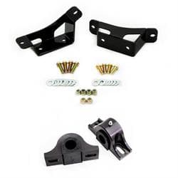 UMI 63-87 C10 Front Sway Bar Brackets & Bushings, Black