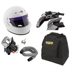 Side Air Helmet, Pumper, Z-Tech Head & Neck Restraint w/Bag