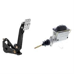 Wilwood Floor Mount Clutch & Brake Pedal w/High Volume MC