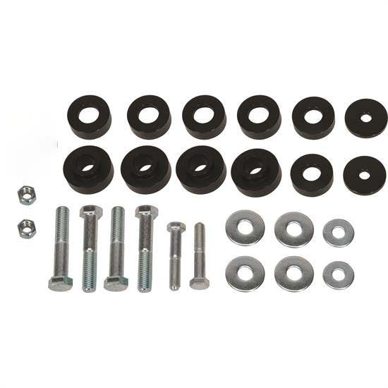 Solid Aluminum Body Mount Bushing Kit