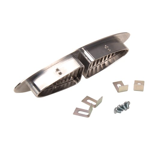 Speedway Dual Billet A/C Dash Vent, 30 Degree Bezel