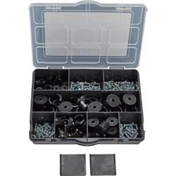 NotcHead 1200 Air Line Mounting Clamps Builders Kit w/Organizer