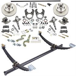 Gasser Straight Axle, Ford Spindle and Brake Kits, 52-1/4 Hub-to-Hub