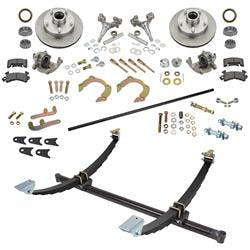 Gasser Straight Axle, Chevy Spindle and Brake Kits, 56-1/2 Hub-to-Hub