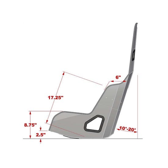 Kirkey 55200 Aluminum 20 Inch 55 Series Seat