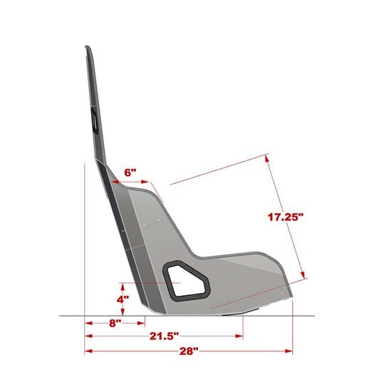 Kirkey 55200 Aluminum 20 Inch 55 Series Seat