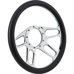 Chrome Plated Billet 4-Slot Style Steering Wheel