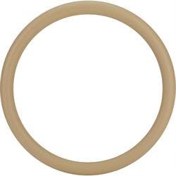 Beige Leather Steering Wheel Wrap