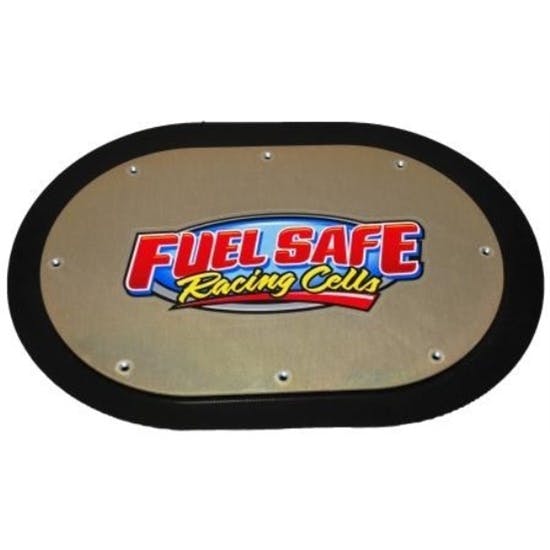 Fuel Safe CP6X10 Alum 6 x 10 Sprint Fuel Cell Coverplate w/ Wear Guard