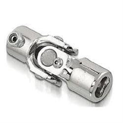 Sweet Mfg Chrome Steering U-Joint, 3/4 In DD to 3/4 In DD, Universal