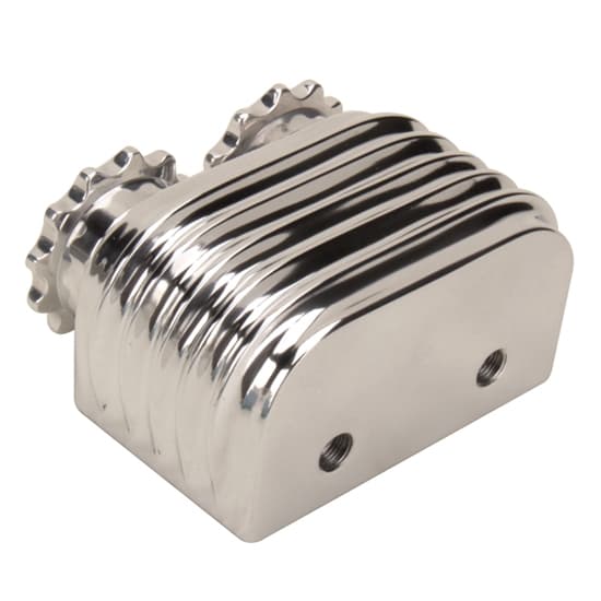 OTB Gear 6433 Remote Brake Fluid Reservoir, Polished