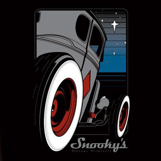 Snookys Vintage Twilight Hot Rod T-Shirt