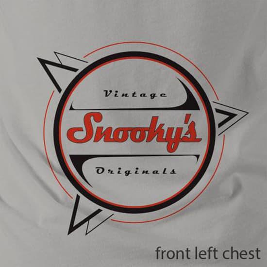 Snookys Vintage Front Engine Dragster T-Shirt, Large